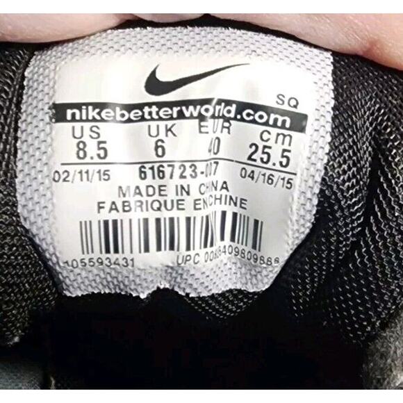 Nike Air Max Sneaker Thea Premium Running 616723 Black Casual Shoes women’s 8.5 - Picture 7 of 8